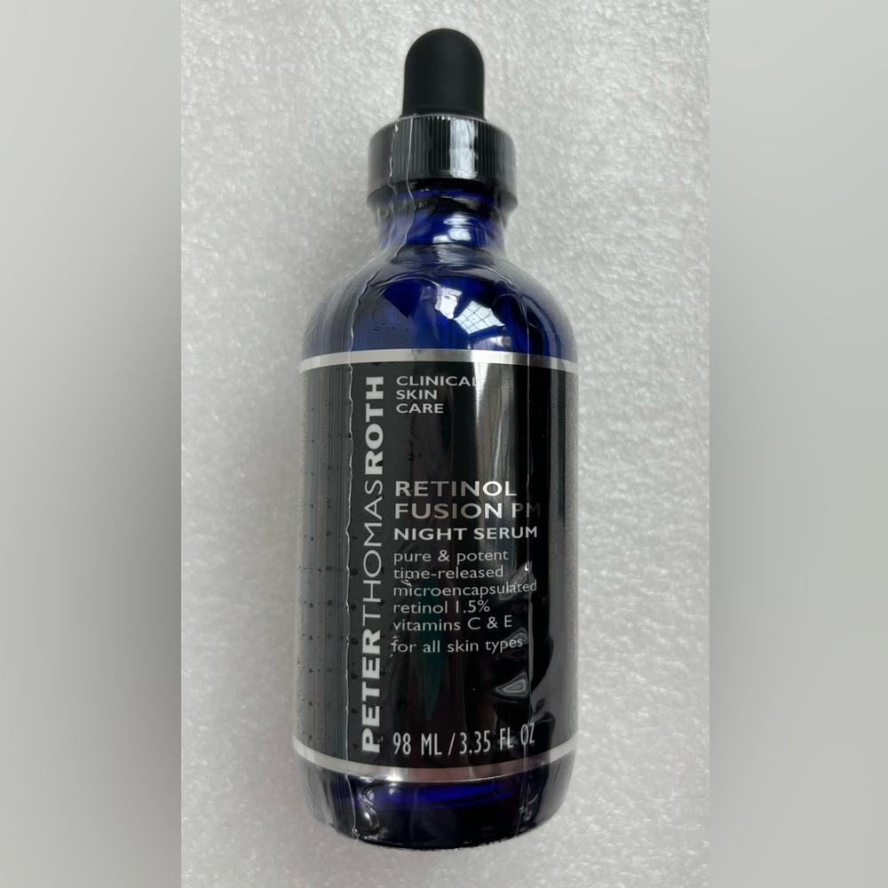 NEW Peter Thomas Roth 3.4 oz 💙RETINOL FUSION PM SERUM 💙ALL SKIN TYPES New/Sealed